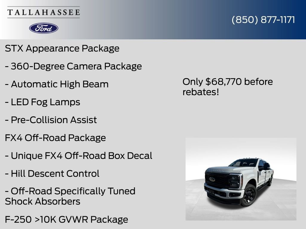 New 2025 Ford F250 XL w/ STX Appearance Package image 8