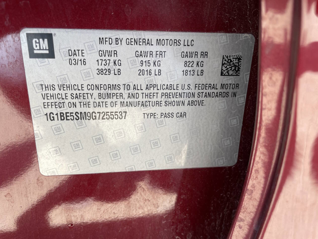 Used 2016 Chevrolet Cruze LT FWD image 38