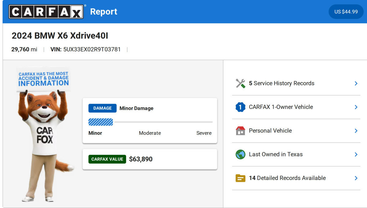 Used 2024 BMW X6 xDrive40i w/ Premium Package image 23