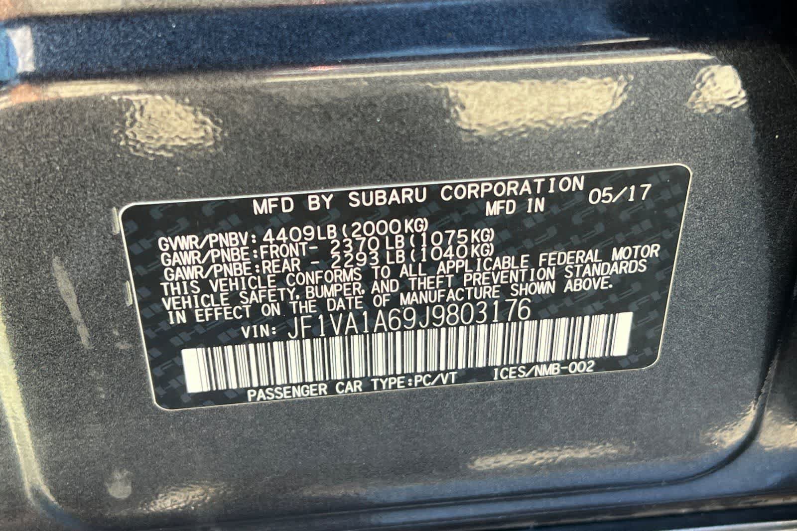 Used 2018 Subaru WRX AWD/4WD image 38