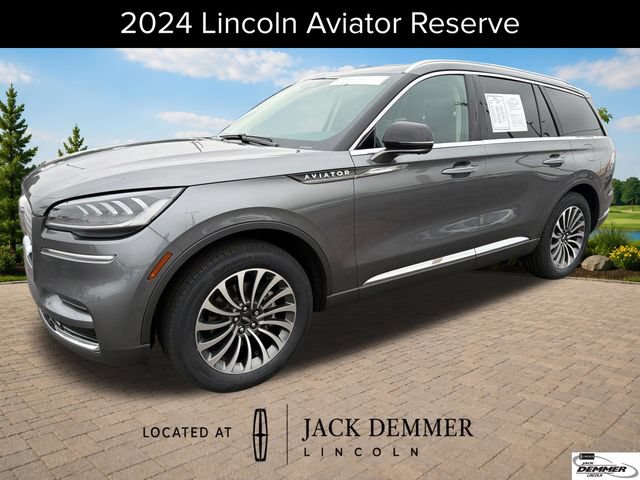 Certified 2024 Lincoln Aviator Reserve w/ Elements Package Plus AWD/4WD 360° Tour