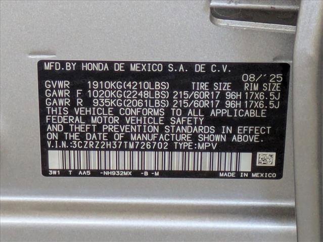 New 2026 Honda HR-V LX image 17