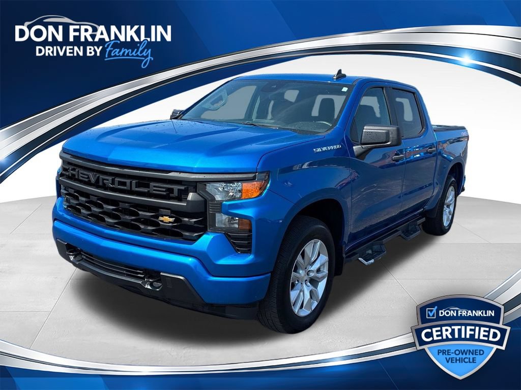 Used 2022 Chevrolet Silverado 1500 Custom AWD/4WD image 1