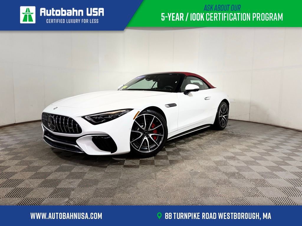Used 2023 Mercedes-Benz SL 55 AMG 4MATIC w/ Driver Assistance Package image 1