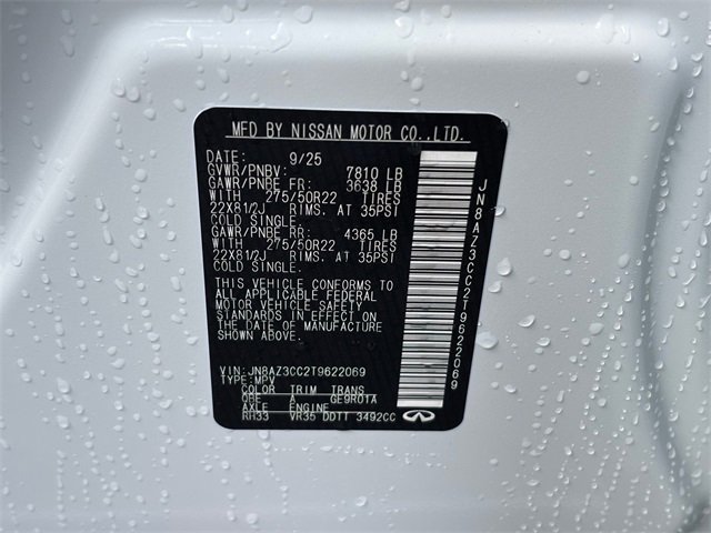 New 2026 INFINITI QX80 Autograph w/ Premium Cargo Package image 24