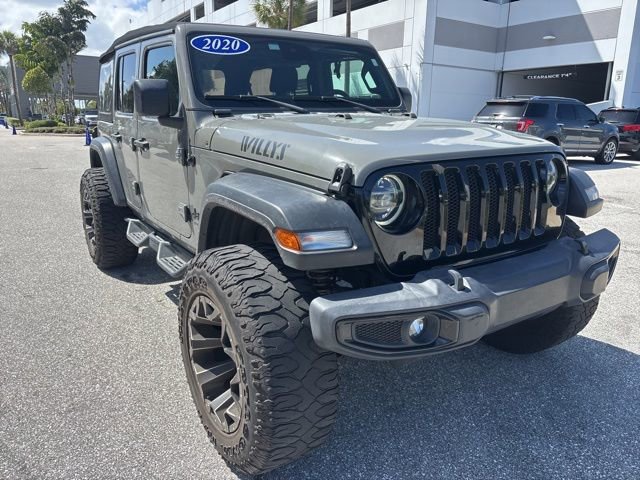 Used 2021 Jeep Wrangler Unlimited Willys image 1