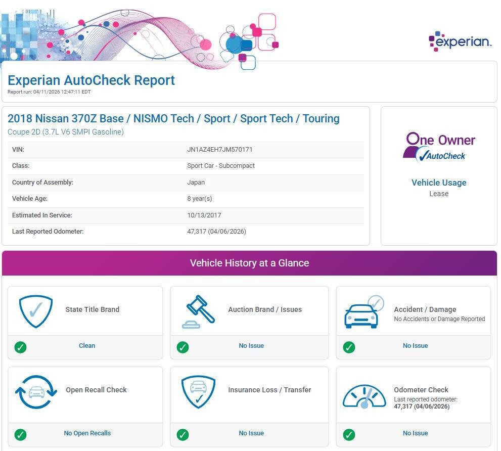Used 2018 Nissan 370Z Coupe image 10
