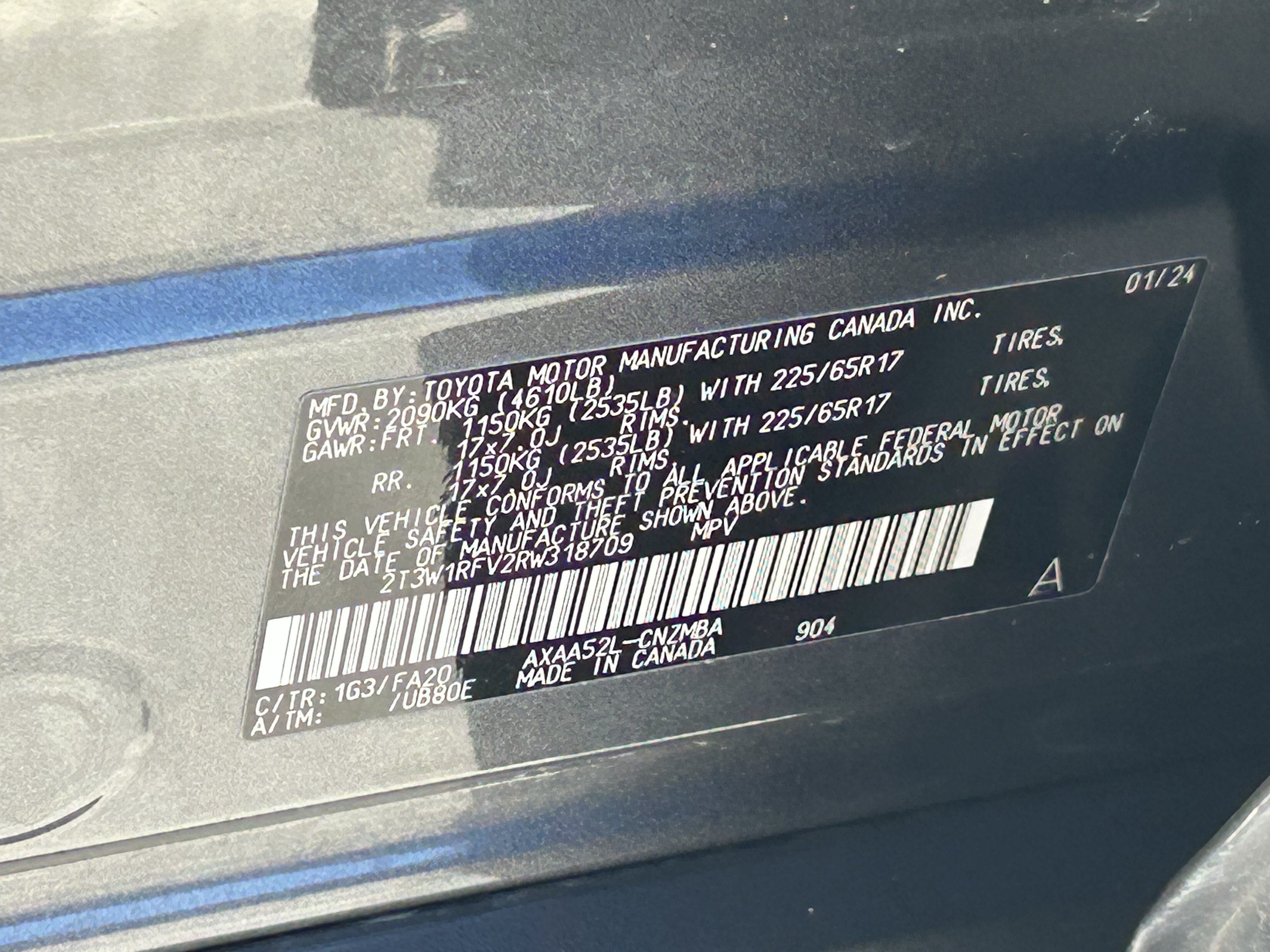 Certified 2024 Toyota RAV4 XLE FWD image 30