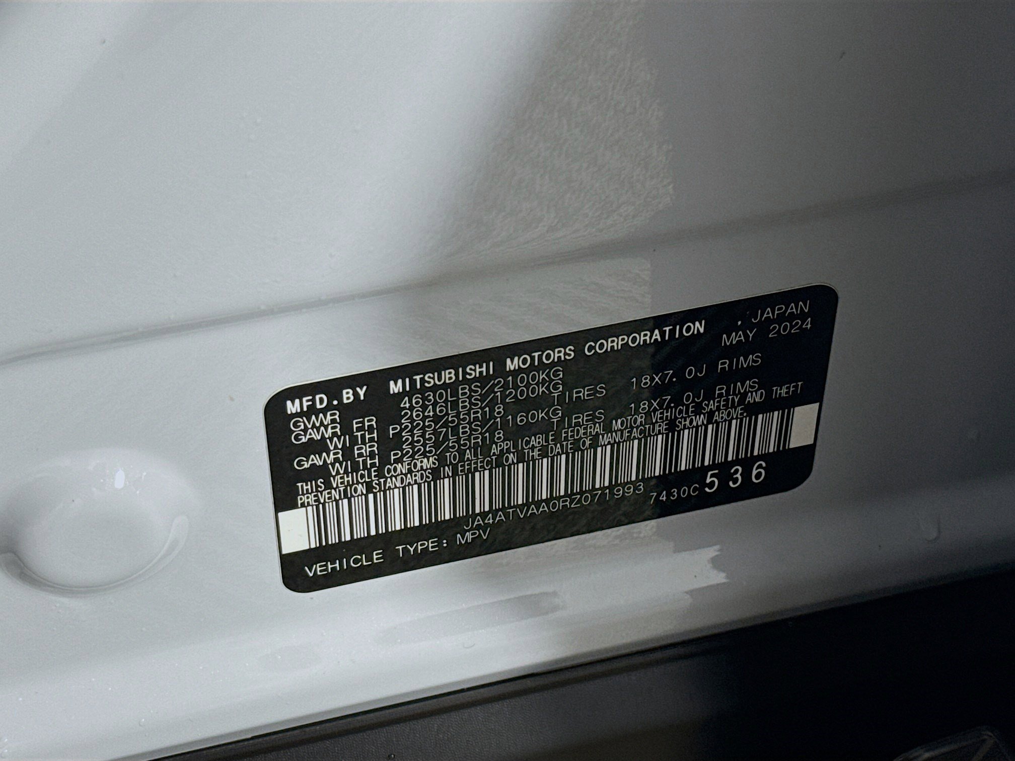 Used 2024 Mitsubishi Eclipse Cross Black Edition image 40