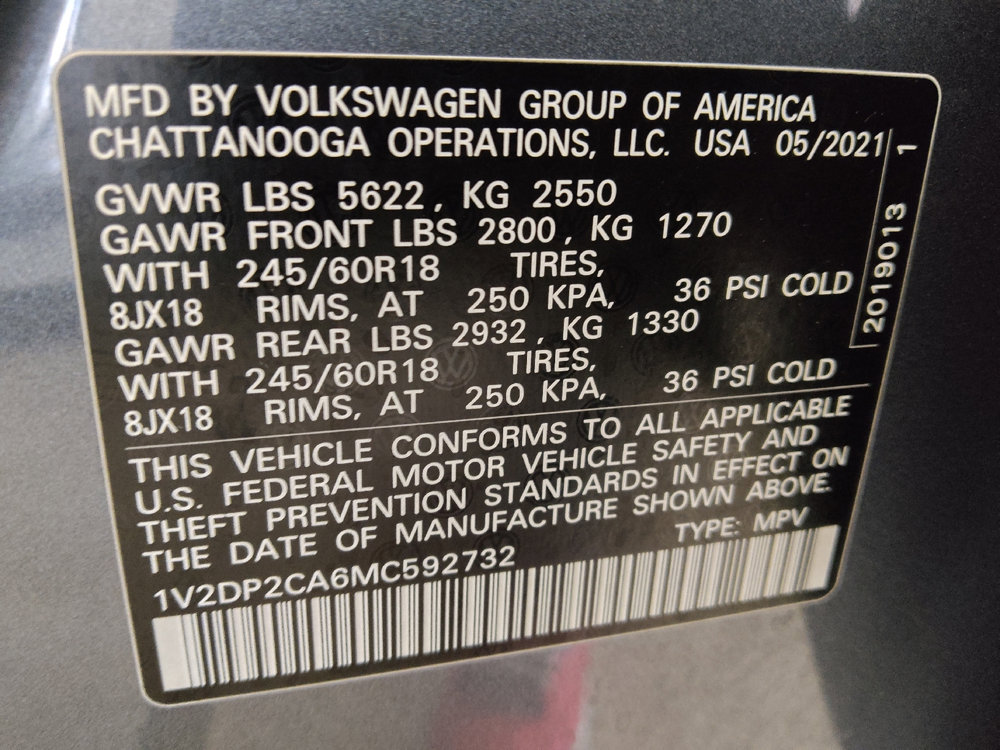 Used 2021 Volkswagen Atlas SE image 33
