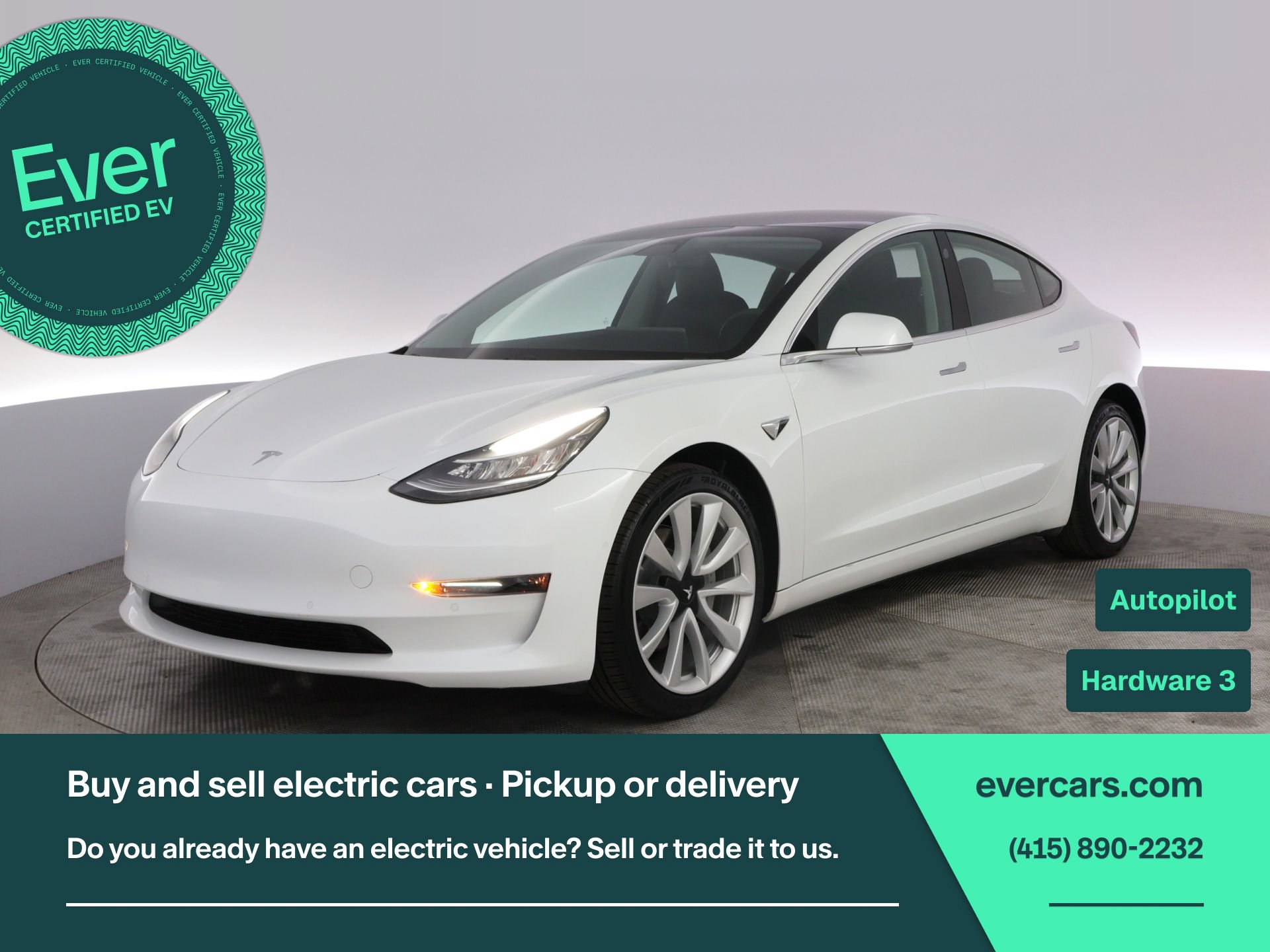 Used 2018 Tesla Model 3 Mid Range RWD image 1