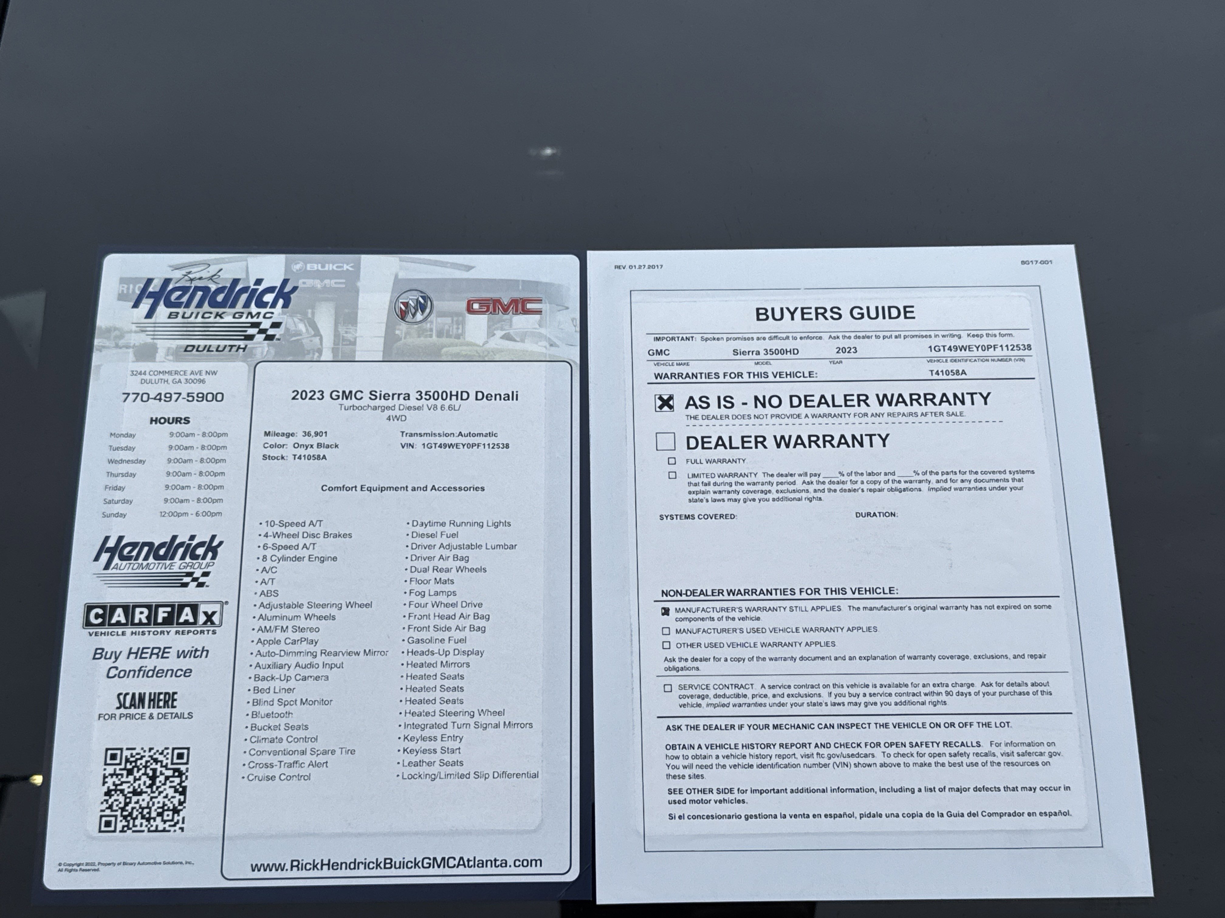 Used 2023 GMC Sierra 3500 Denali w/ Denali Ultimate Package image 39