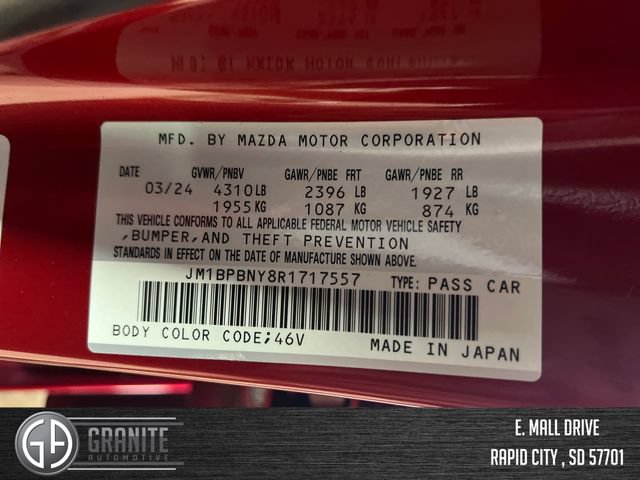 Used 2024 MAZDA MAZDA3 Hatchback w/Premium Plus Pkg AWD/4WD image 25