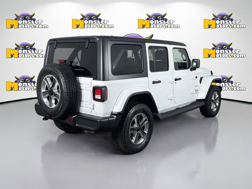 Used 2021 Jeep Wrangler Unlimited Sahara w/ Uconnect 4C Nav & Sound Group AWD/4WD image 5