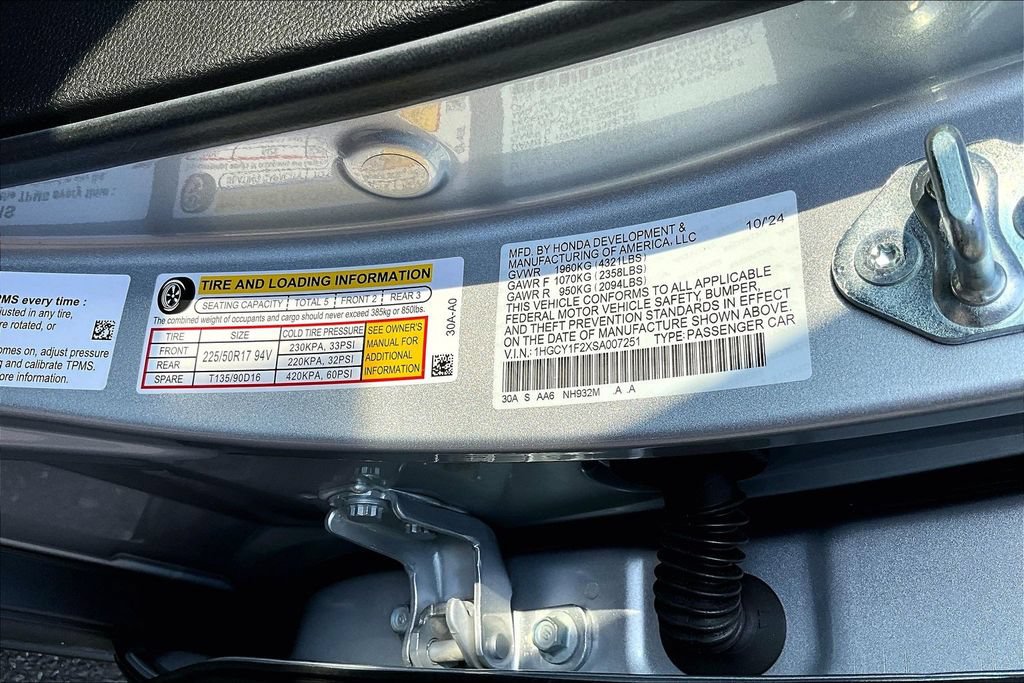 Used 2025 Honda Accord LX image 16