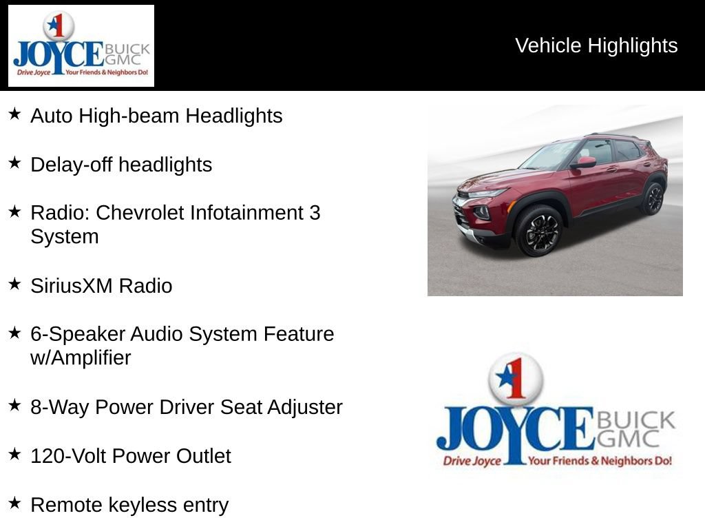 Certified 2023 Chevrolet TrailBlazer LT w/ Convenience Package AWD/4WD image 25