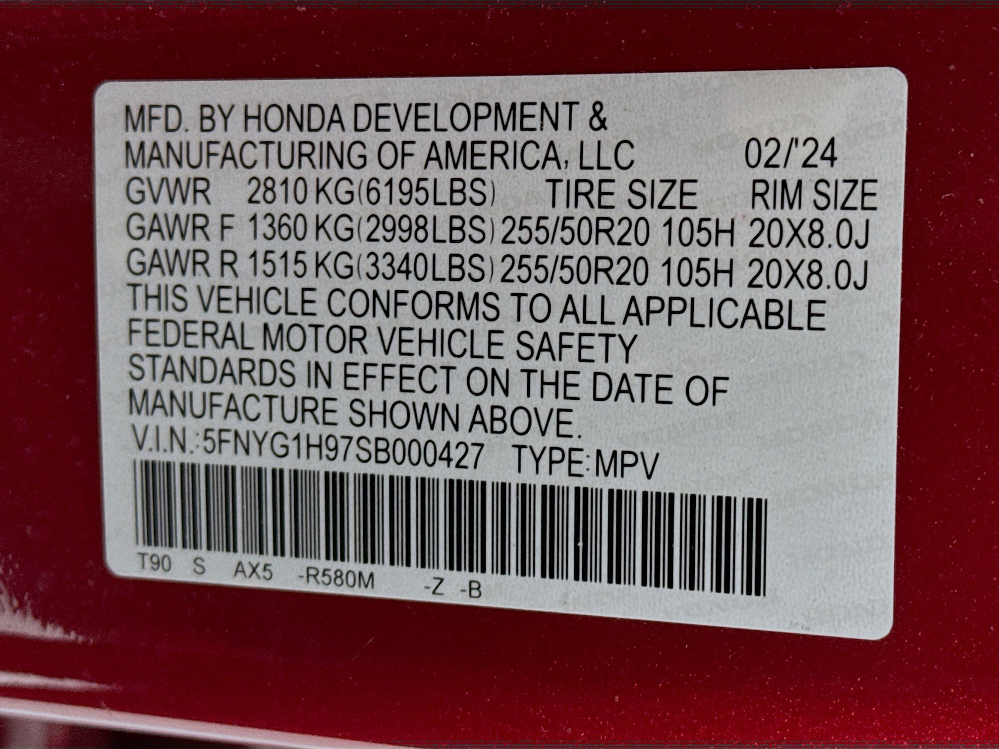 Certified 2025 Honda Pilot Black Edition image 35