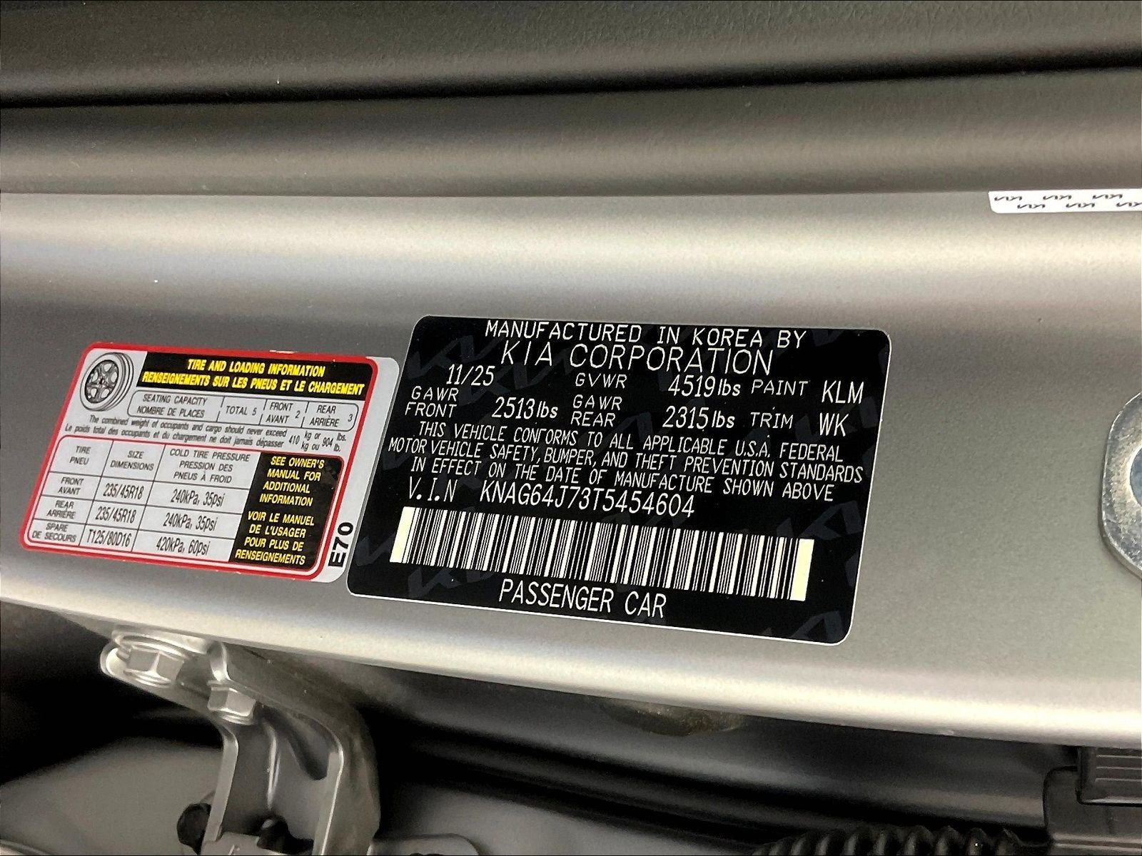 New 2026 Kia K5 GT-Line AWD/4WD image 20