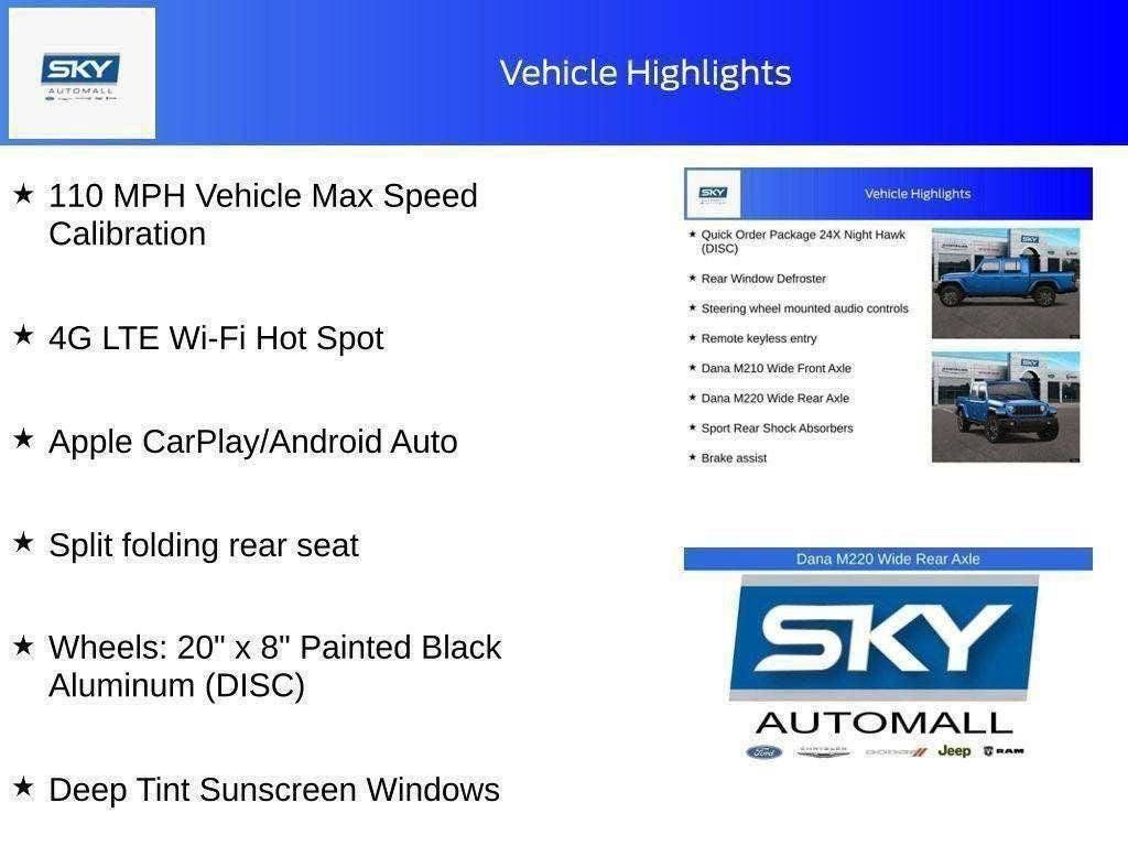 New 2025 Jeep Gladiator Sport image 71