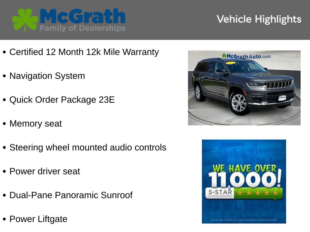 Used 2023 Jeep Grand Cherokee L Limited AWD/4WD image 5