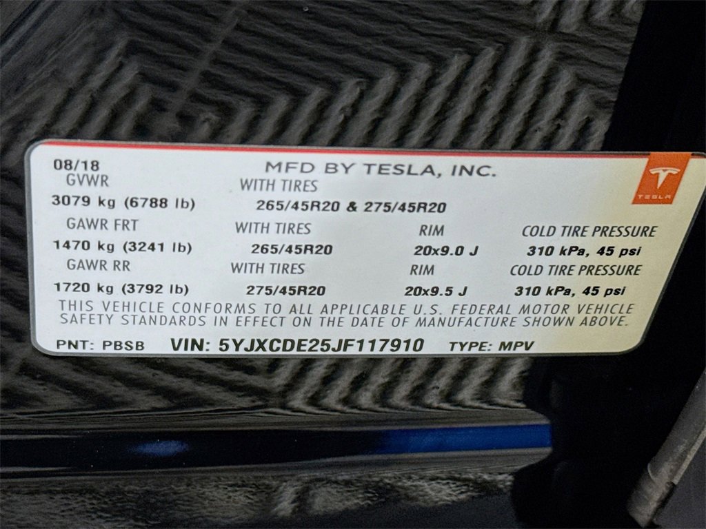 Used 2018 Tesla Model X 100D image 31