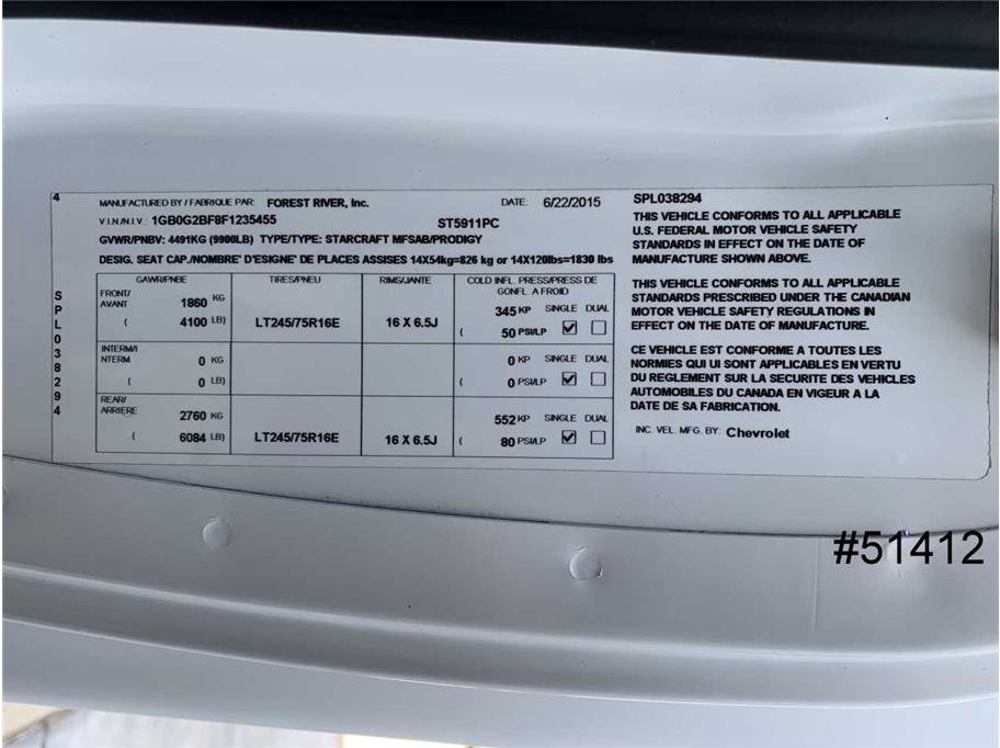 Used 2015 Chevrolet Express 3500 w/ School Bus Package image 15