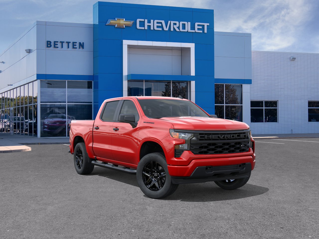 New 2026 Chevrolet Silverado 1500 Custom w/ LPO, Dark Essentials Package AWD/4WD image 1