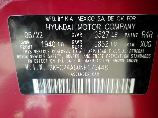 Used 2022 Hyundai Accent SEL FWD image 48