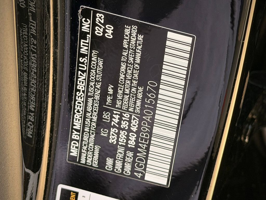 Used 2023 Mercedes-Benz EQS 580 4MATIC SUV image 44