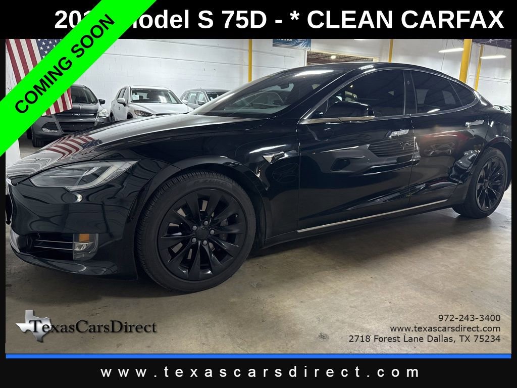 Used 2018 Tesla Model S 75D AWD/4WD image 1