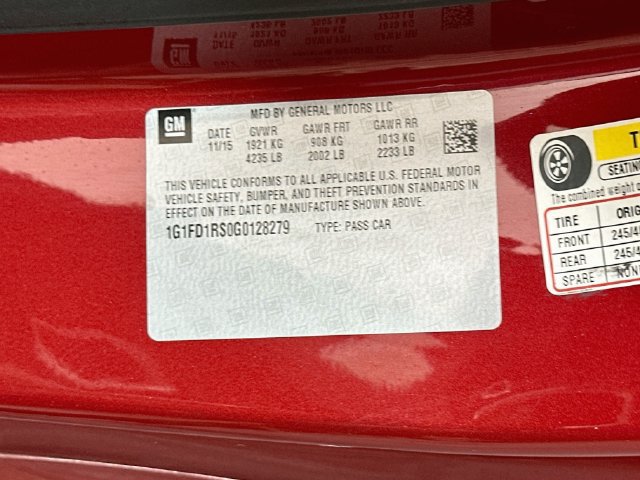 Used 2016 Chevrolet Camaro LT RWD image 33