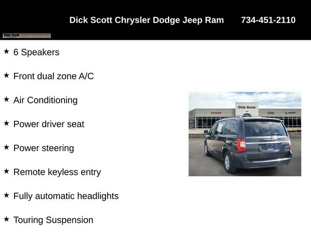 Used 2012 Chrysler Town & Country Touring w/ Entertainment Group #1 FWD image 24