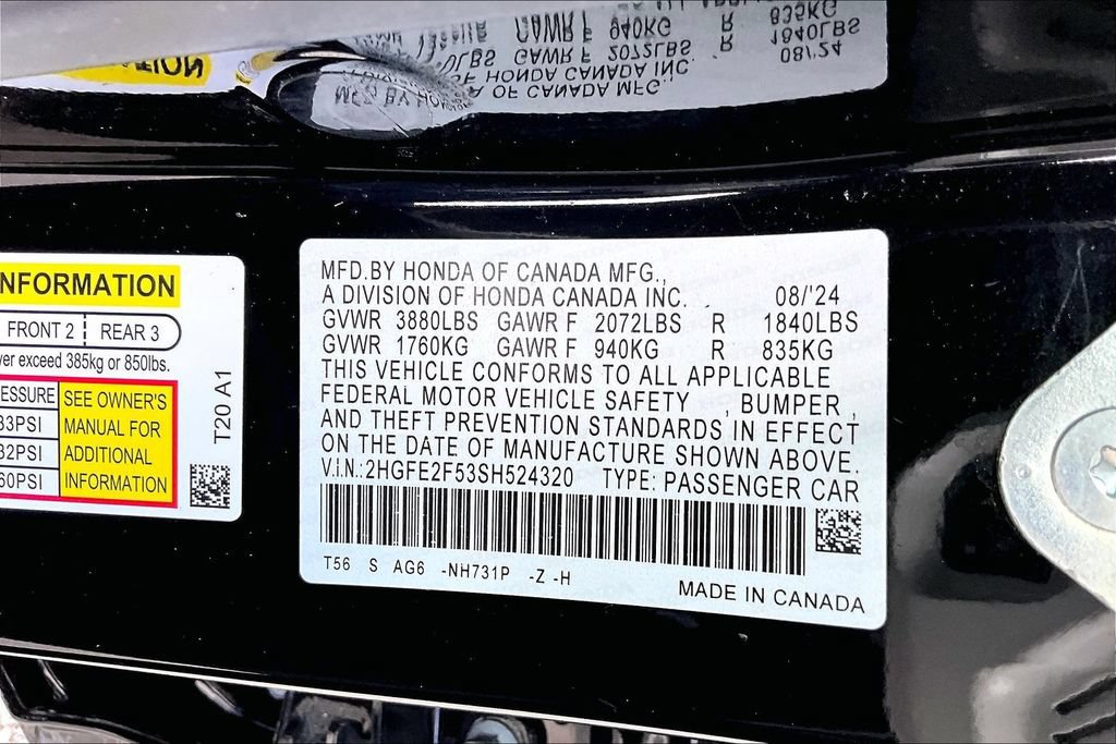 Used 2025 Honda Civic Sport image 38