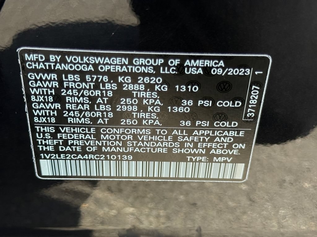 Used 2024 Volkswagen Atlas Cross Sport SE AWD/4WD image 26