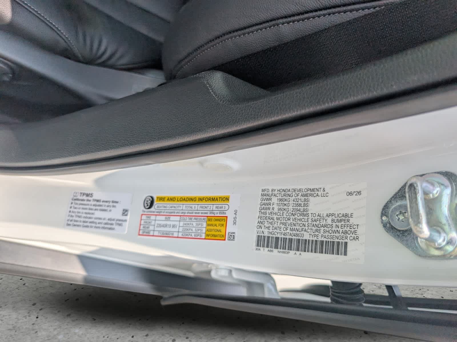 Certified 2026 Honda Accord SE image 15