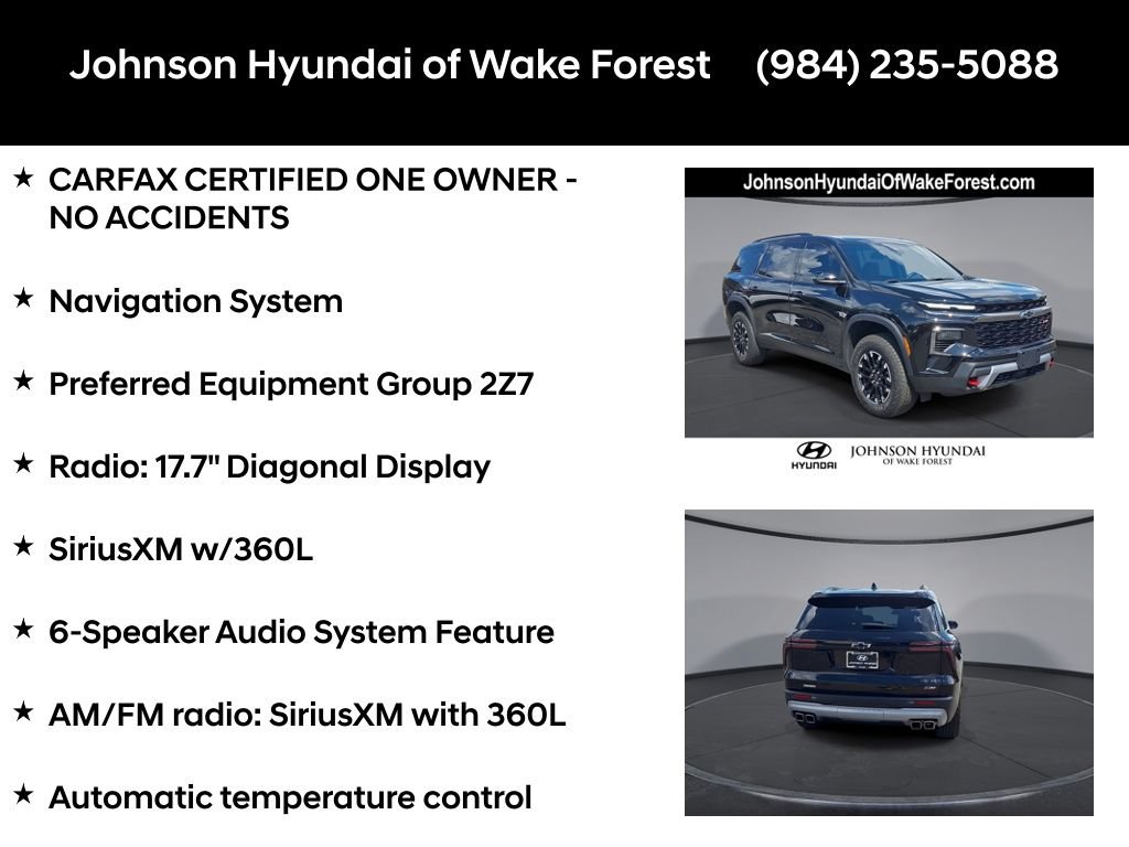 Used 2024 Chevrolet Traverse Z71 AWD/4WD image 6