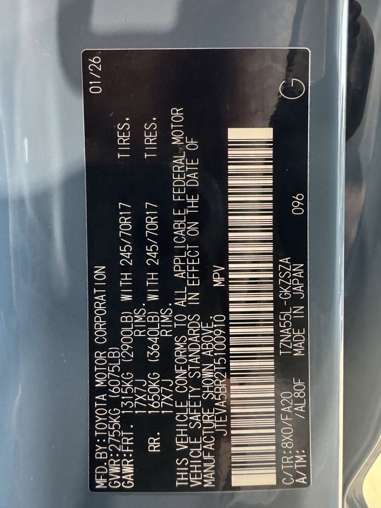 Used 2026 Toyota 4Runner SR5 AWD/4WD image 27