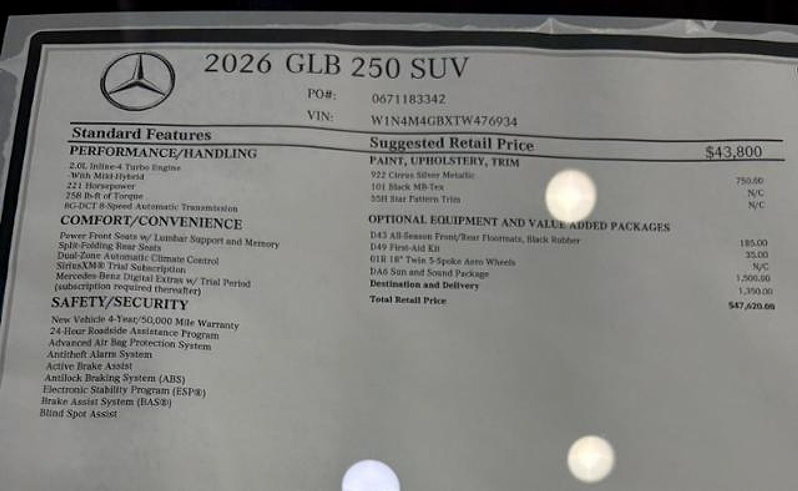 New 2026 Mercedes-Benz GLB 250 image 2