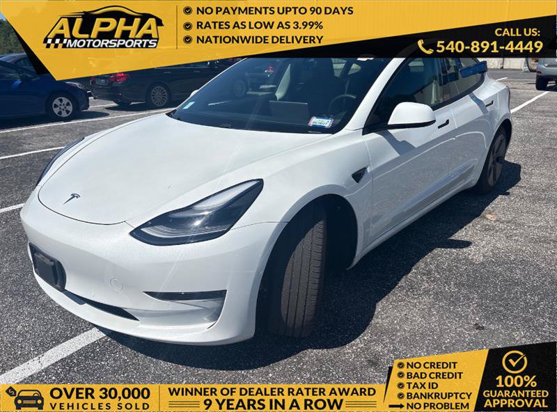 Used 2021 Tesla Model 3 Standard Range Plus