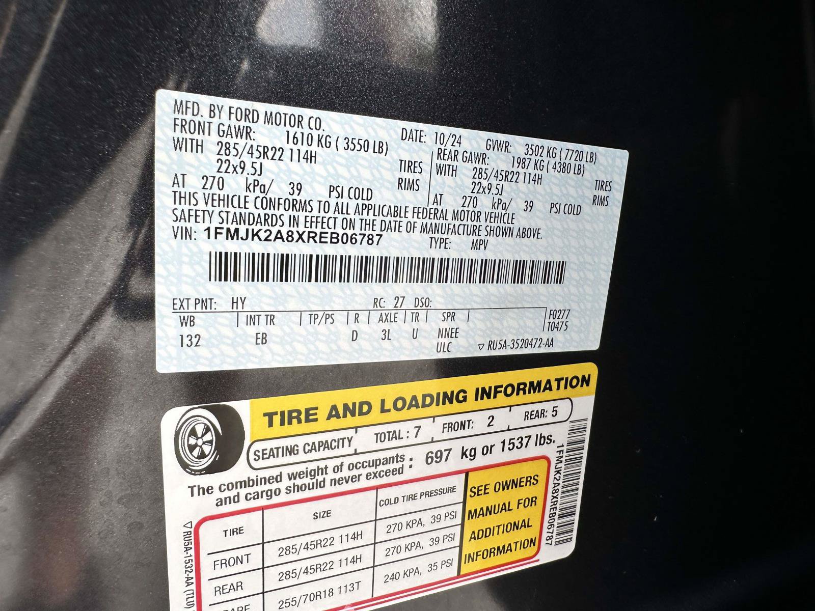 Certified 2024 Ford Expedition Max Limited AWD/4WD image 36