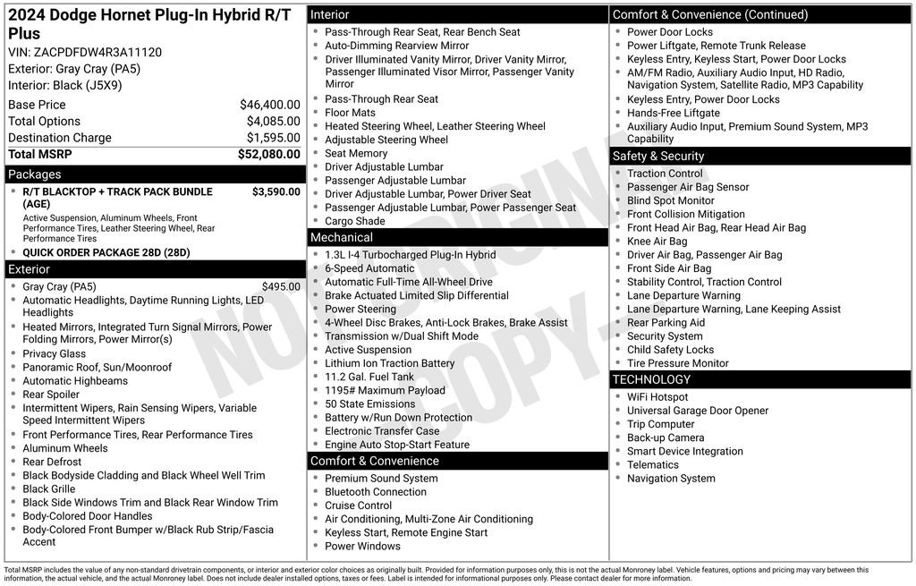 Used 2024 Dodge Hornet R/T Plus AWD/4WD image 13