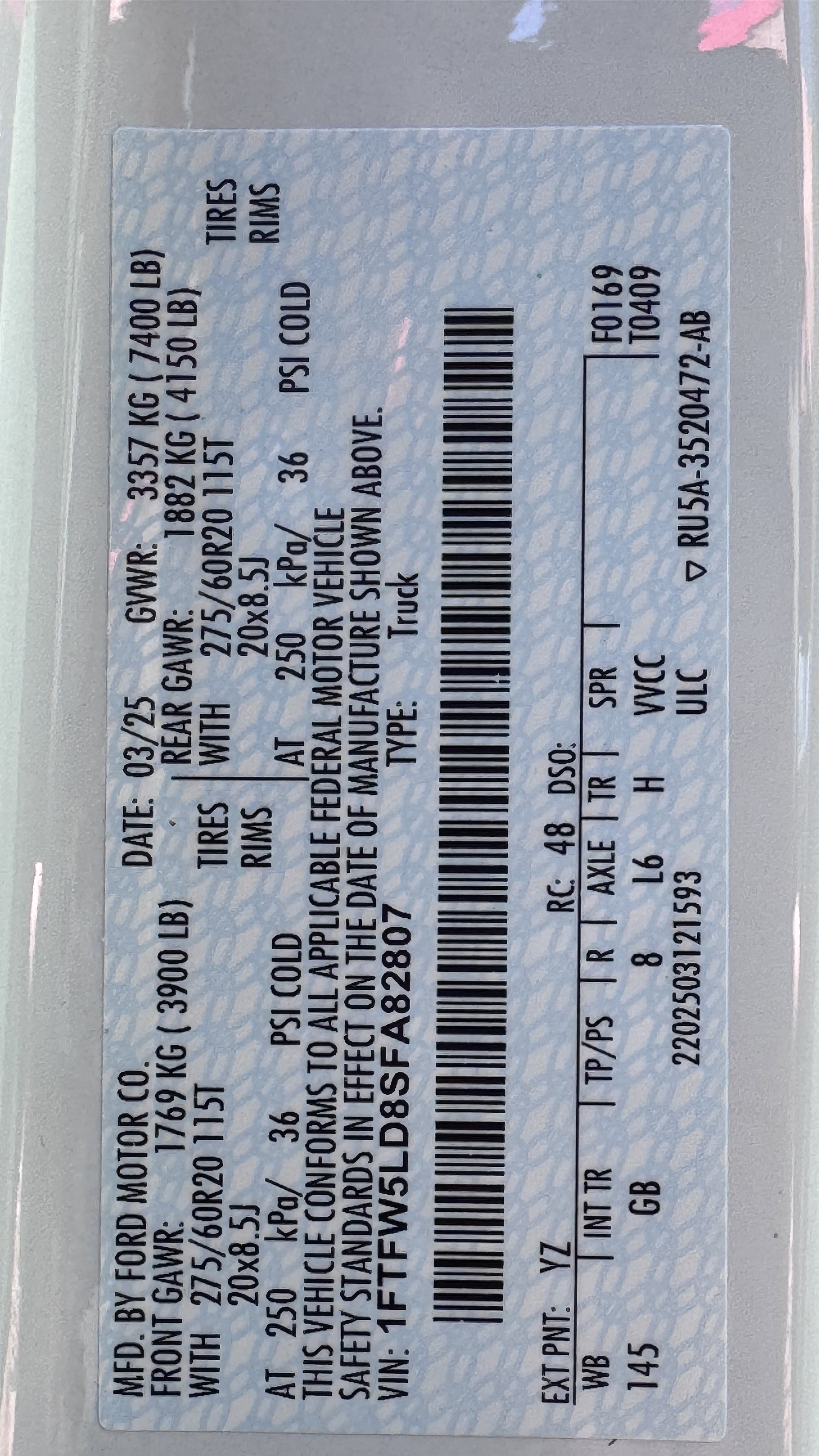 New 2025 Ford F150 Lariat w/ Equipment Group 502A High image 16