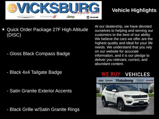 Used 2019 Jeep Compass High Altitude AWD/4WD image 25