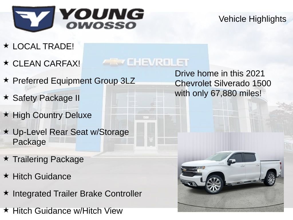 Used 2021 Chevrolet Silverado 1500 High Country image 8