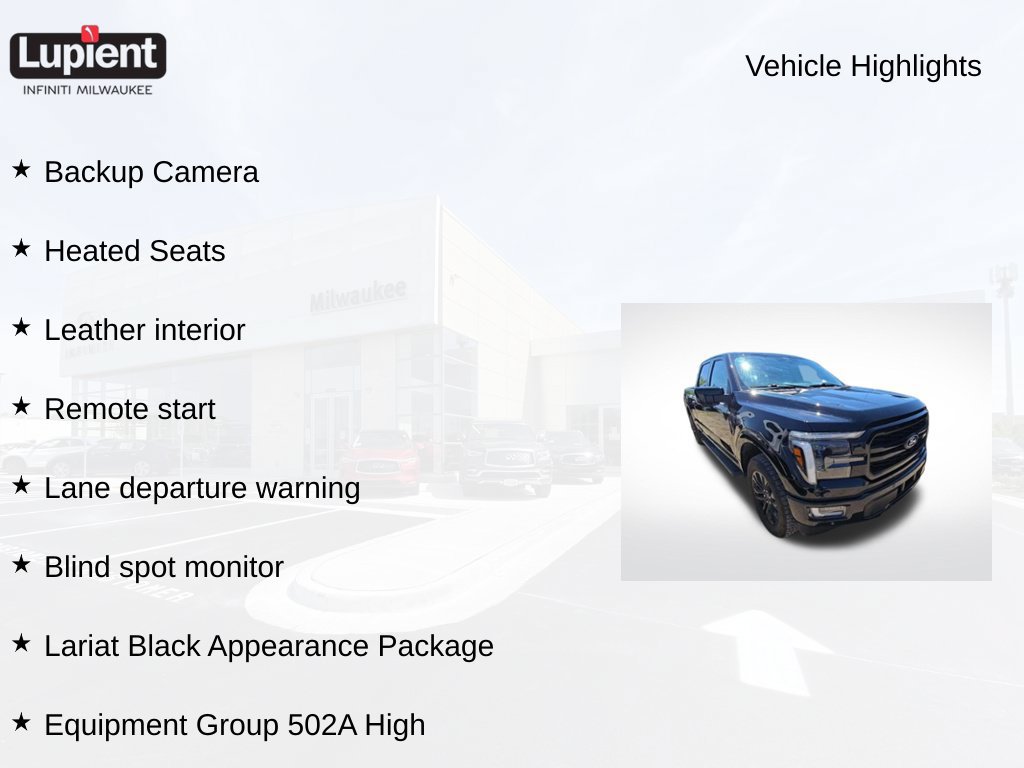 Used 2024 Ford F150 Lariat w/ Equipment Group 502A High AWD/4WD image 5