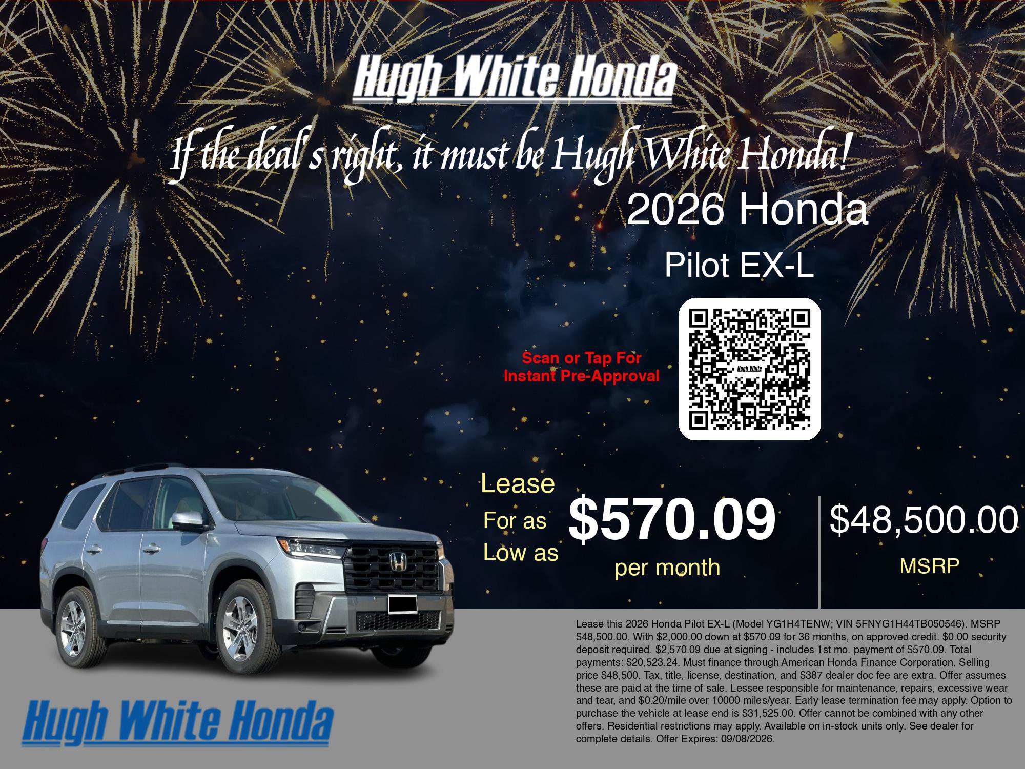 New 2026 Honda Pilot EX-L image 3