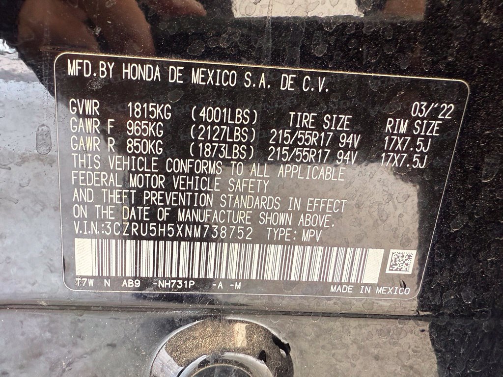 Used 2022 Honda HR-V EX image 9