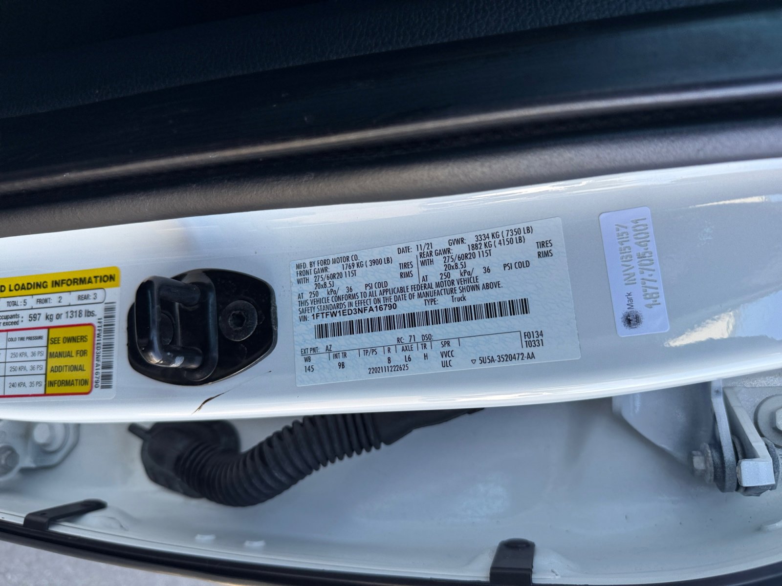 Used 2022 Ford F150 Platinum w/ Equipment Group 701A High AWD/4WD image 22