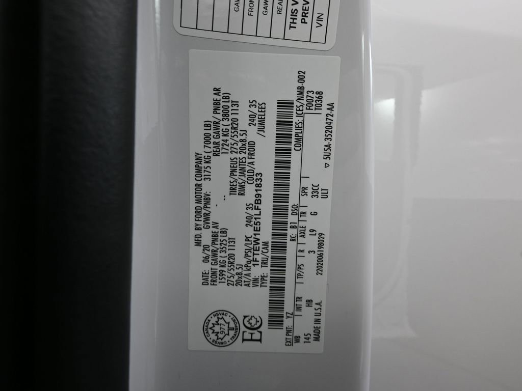 Used 2020 Ford F150 Lariat w/ Equipment Group 502A Luxury image 55