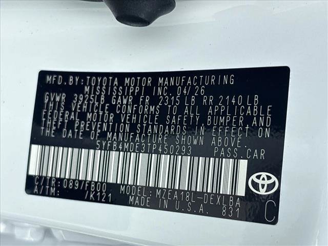 New 2026 Toyota Corolla LE FWD image 20